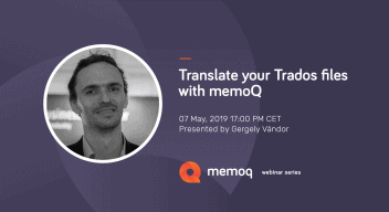 Translate your Trados files with memoQ