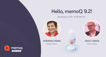 memoQ 9.2 webinar