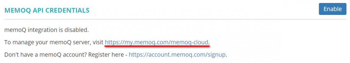 Protemos Integration with memoQ