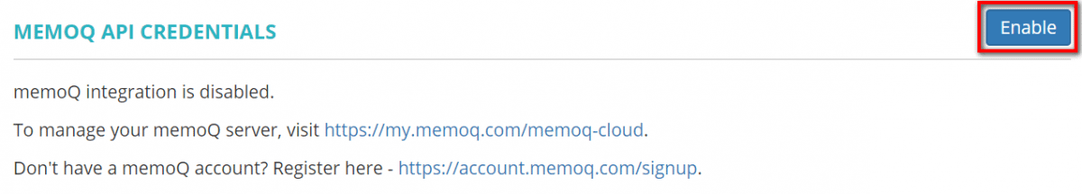 Protemos Integration with memoQ