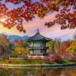 Gyeongbokgung Palace in autumn,Seoul, South Korea.